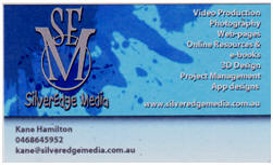 Silver Edge Media business card